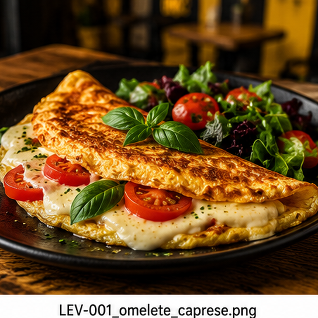 Omelete Caprese