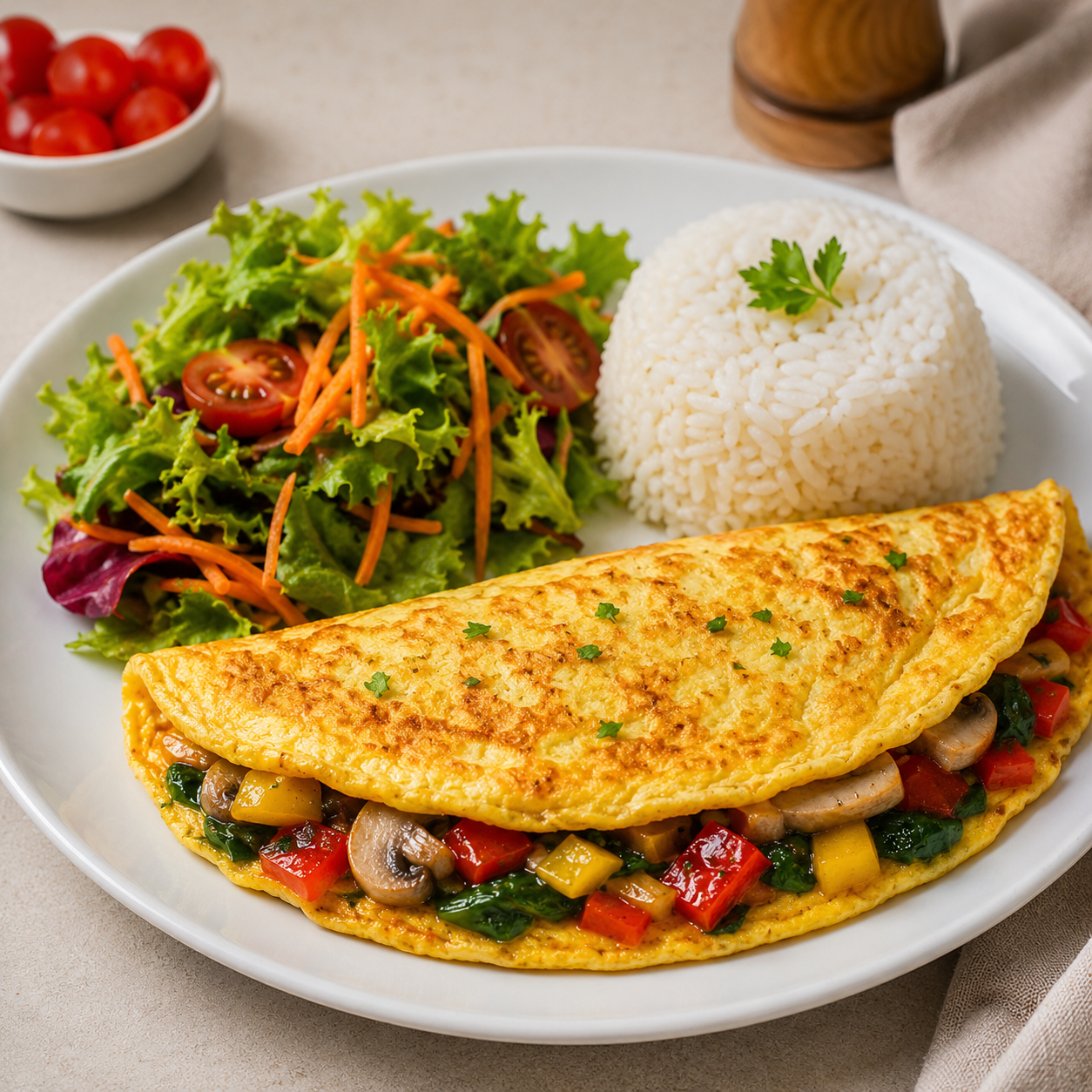 Omelete Vegetariano Executivo
