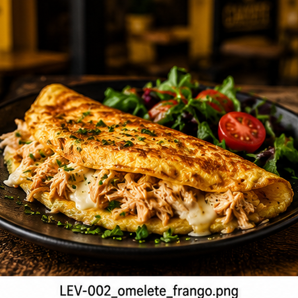 Omelete de Frango